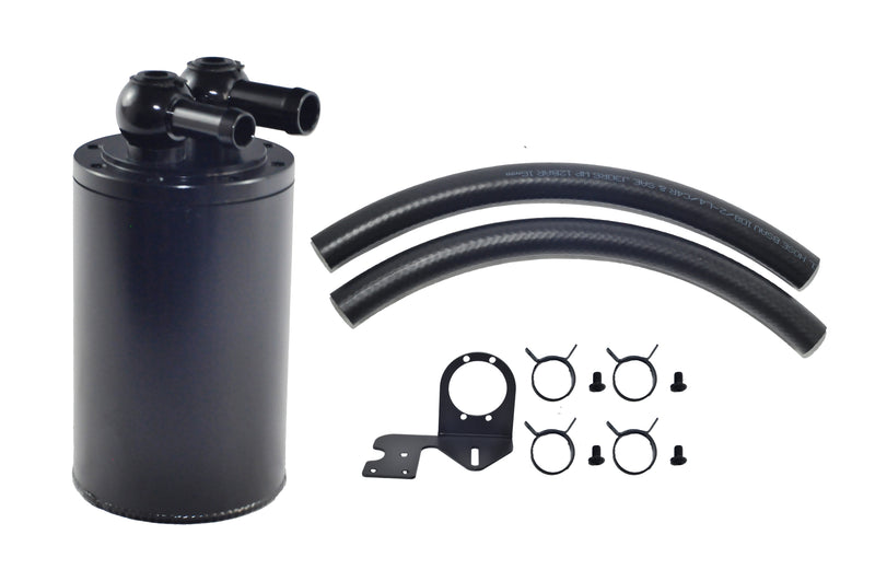 Triton MN 2.5L oil catch can-Turbo4x4 Billet Oil Catch Can Kit