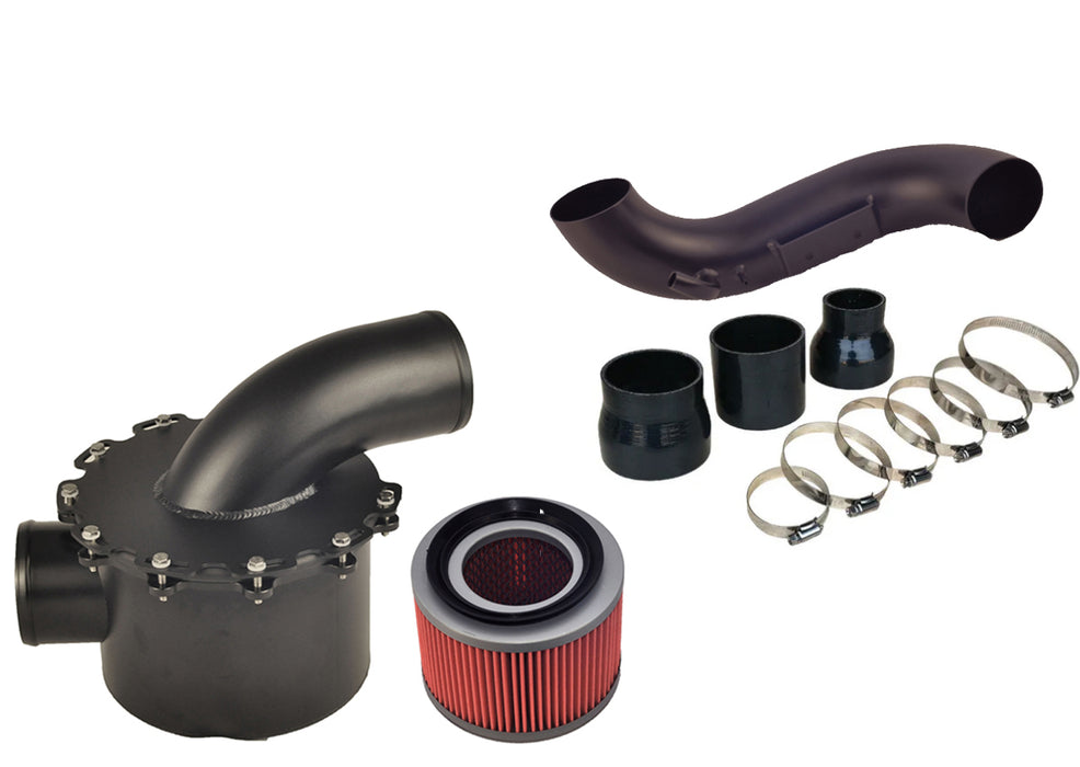 Turbo4x4 Upgrade Aluminium Intercooler, Airbox and Piping Kit For Nissan Patrol ZD30 3.0L Direct Injection 2000-2007