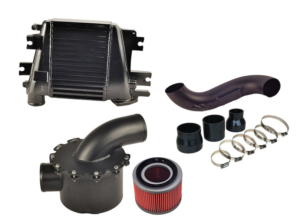 Turbo4x4 Upgrade Aluminium Intercooler, Airbox and Piping Kit For Nissan Patrol ZD30 3.0L Direct Injection 2000-2007