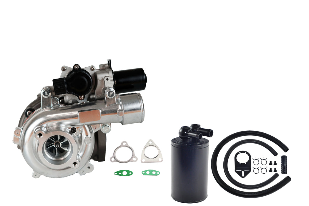 Upgrade Billet Turbo Charger & Oil Catch Can kit For Toyota Landcruiser Prado 1KD-FTV 3.0L