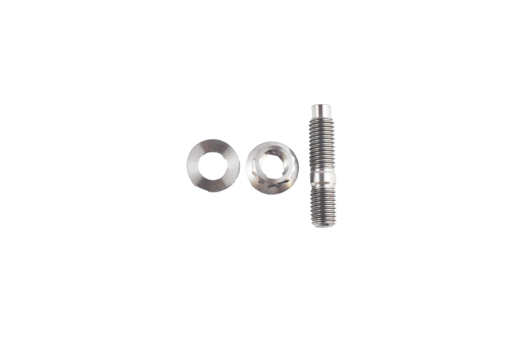 3 x M10 x 1.5 x 45mm Titanium Studs, Nuts and Washers Kit-12 Point Nut