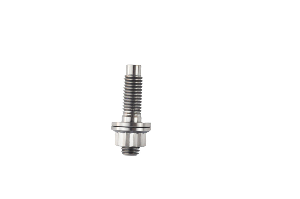 1 x M10 x 1.5 x 45mm Titanium Stud, Nut and Washer Kit-12 Point Nut