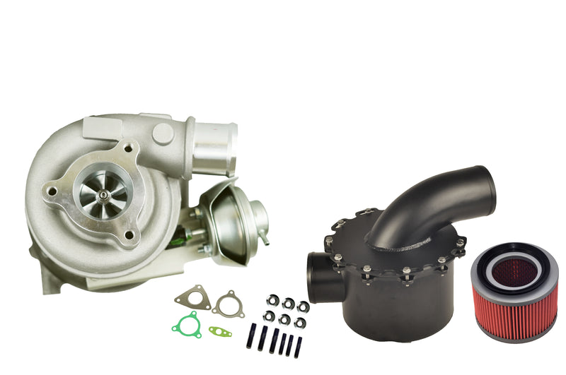 Upgrade Billet Turbo & Airbox Package kit For Nissan Patrol ZD30 3.0L 2007 Onwards