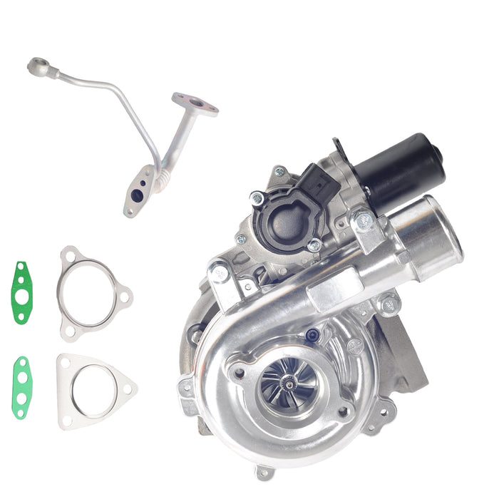 Upgraded Billet Turbocharger for Toyota Hilux D4D KUN26 1KD-FTV 3.0L / With Genuine Oil Feed Pipe